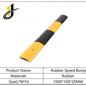 1000*100*20mm,Yellow Black Rubber Speed Hump Steel Speed Bump Metal Speed Bump