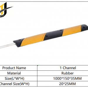 1000*150*35 mm Rubber Roadway Safety Cable Ramp Protector