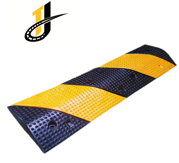 1000*300*40/50mm,Yellow Black Rubber Speed Hump Steel Speed Bump Metal Speed Bump - Image 2