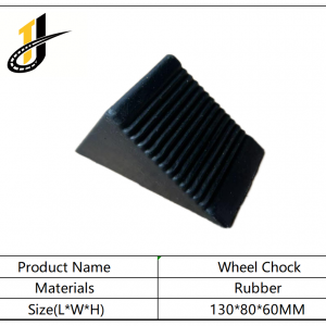 130*80*60mmHigh Quality Parking Lots Wheel Chocks Motorcycle Safety Traffic Rubber Wheel Chock