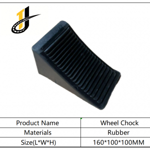 160*100*100mm High Quality Parking Lots Wheel Chocks Motorcycle Safety Traffic Rubber Wheel Chock