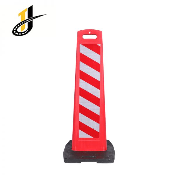 110CMWhite Red Reflective Warning Board, Lane Divider Delineator - Image 2