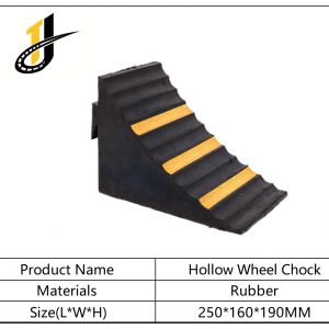 250*160*190mm High Quality Parking Lots Wheel Chocks Motorcycle Safety Traffic Rubber Wheel Chock