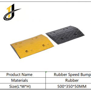 500*350*50,Yellow Black Rubber Speed Hump Steel Speed Bump Metal Speed Bump