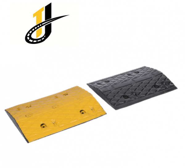 500*350*50,Yellow Black Rubber Speed Hump Steel Speed Bump Metal Speed Bump - Image 2