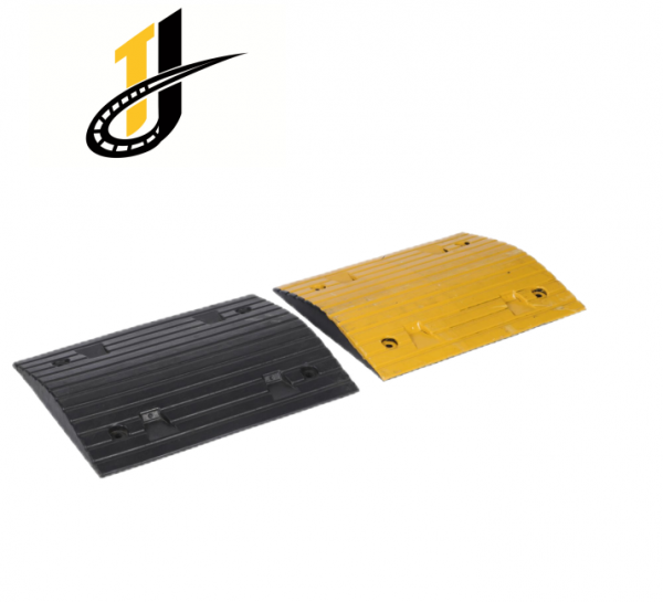 500*380*50,Yellow Black Rubber Speed Hump Steel Speed Bump - Image 2