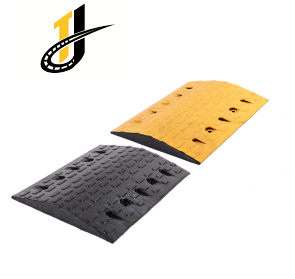 500*400*50mm,Yellow Black Rubber Speed Hump Steel Speed Bump Metal Speed Bump - Image 2
