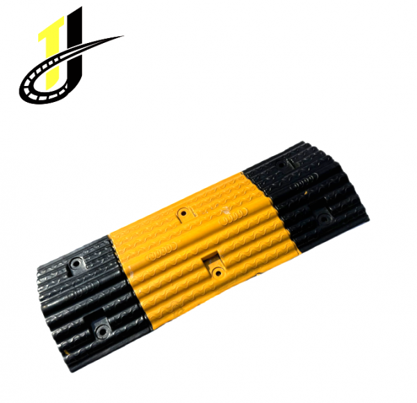 800*300*65mm,Yellow Black Rubber Speed Hump Steel Speed Bump Metal Speed Bump - Image 2