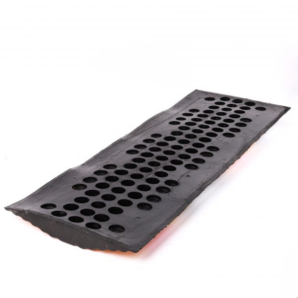 1000*350*50,Yellow Black Rubber Speed Bump Steel Speed Bump - Image 4