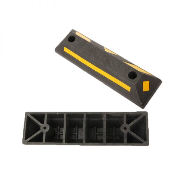 560mm Rubber Wheel Stop High Reflective Rubber Parking Wheel Stop - Image 2