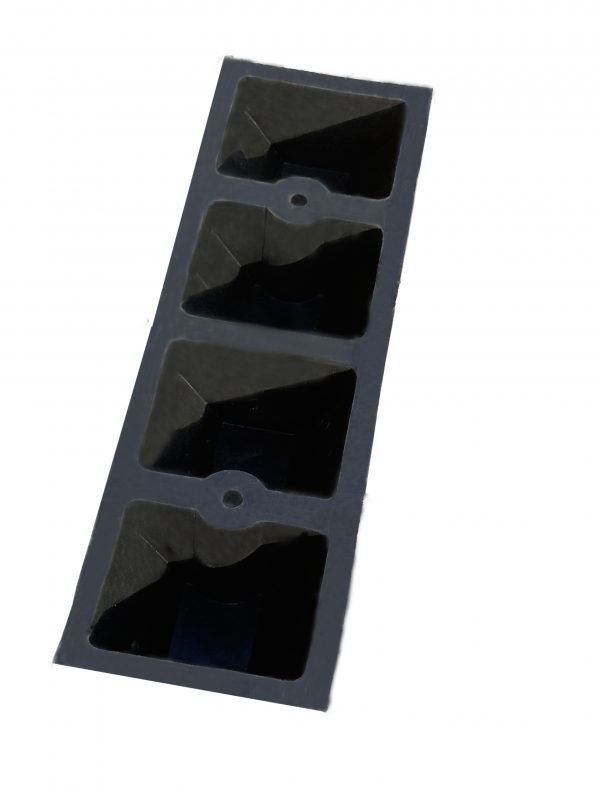 500*150*100mm High Reflective Rubber Parking Wheel Stop / Wheel Stopper - Image 3
