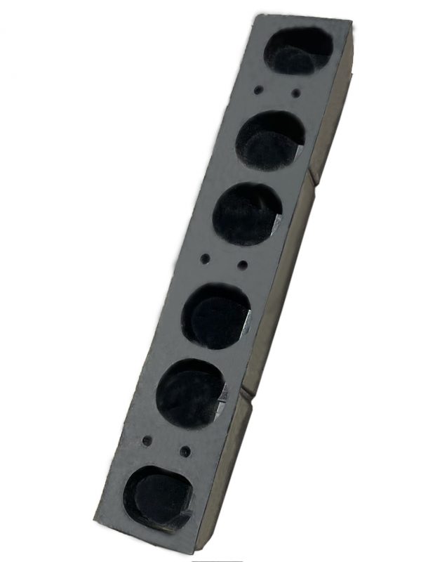600*120*100mmHigh Reflective Rubber Parking Wheel Stop / Wheel Stopper - Image 2