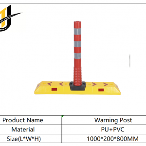 79.5cmReflective Road Safety Switches Rubber Road Warning lane Divider Pcs Traffic Cones Safety Warning Column Plastic Stanchion Post