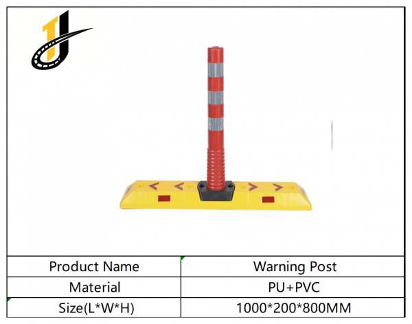 79.5cmReflective Road Safety Switches Rubber Road Warning lane Divider Pcs Traffic Cones Safety Warning Column Plastic Stanchion Post