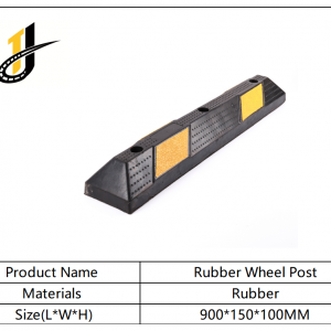 900mm Rubber Wheel Stop High Reflective Rubber Parking Wheel Stop