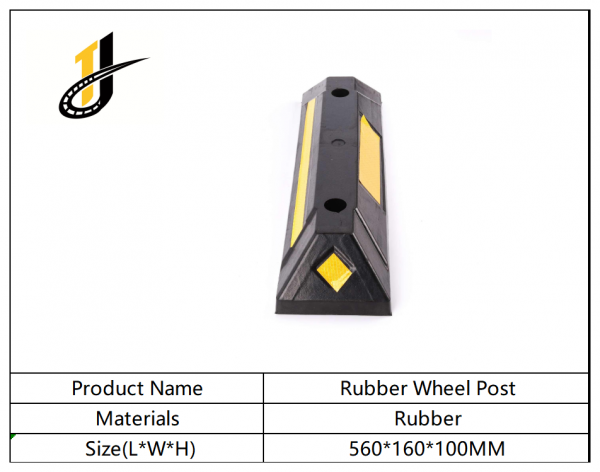 560*160*100  mm Rubber Wheel Stop