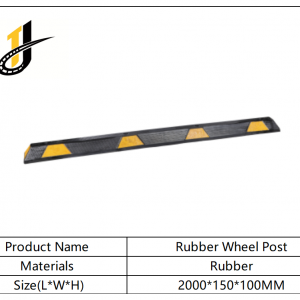 2000mmRubber Wheel Stop high-reflective-rubber-parking-wheel-stop