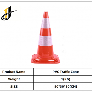 50*30*30High Visible Economic PVC Traffic Cones