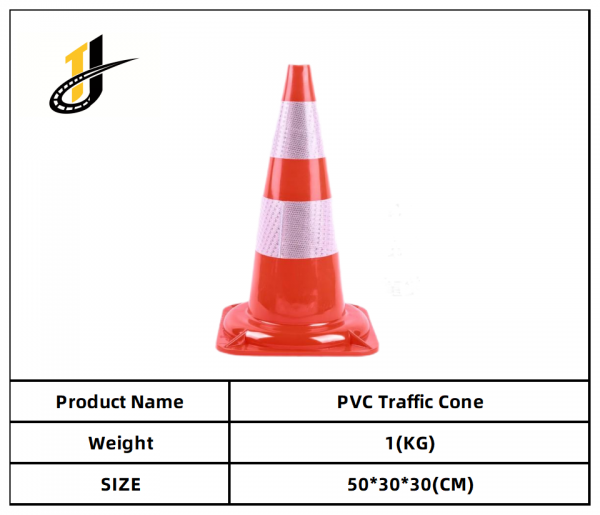 50*30*30High Visible Economic PVC Traffic Cones
