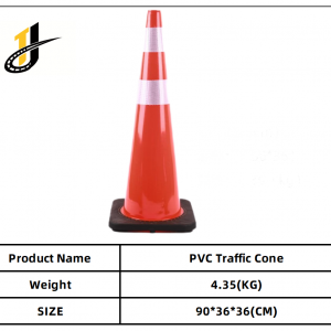 90*36*36High Visible Economic PVC Traffic Cones