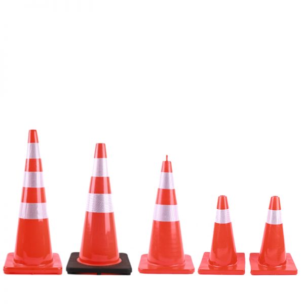 50*30*30High Visible Economic PVC Traffic Cones - Image 3